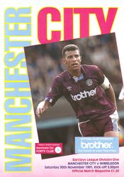 Manchester City v Wimbledon 1991/92