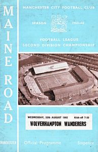 Manchester City v Wolverhampton Wanderers 1965/66