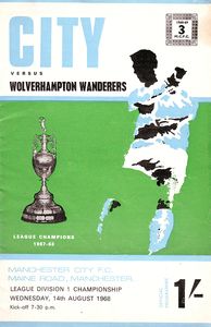 Manchester City v Wolverhampton Wanderers 1968/69