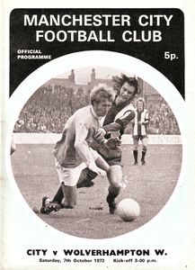 Manchester City v Wolverhampton Wanderers 1972/73