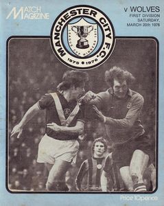 Manchester City v Wolverhampton Wanderers 1975/76