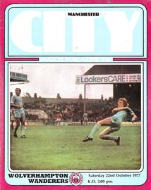 Manchester City v Wolverhampton Wanderers 1977/78