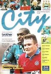 Manchester City v Wycombe Wanderers 1998/99
