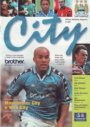 Manchester City v York City 1998/99